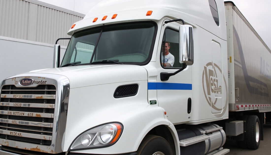 Class A Truck and Driver